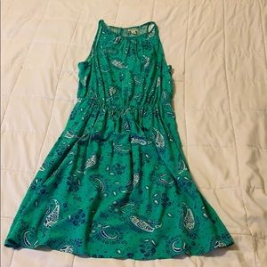 Summer cotton paisley dress